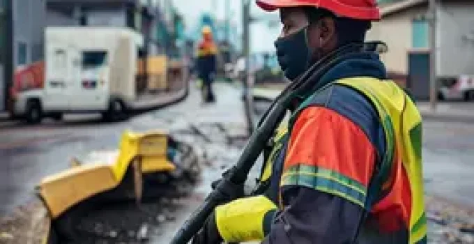 trabalho diário dos agentes de limpeza urbana