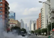 fumaça em Boa Vista