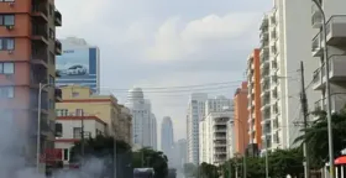 fumaça em Boa Vista