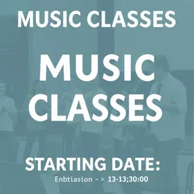 matrículas para aulas de música do IBVM