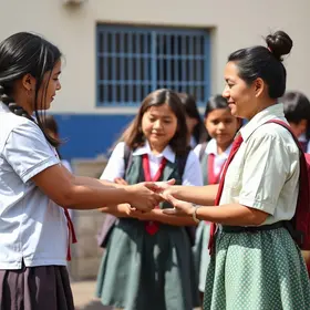 Prefeito Arthur Henrique inaugura escola no Pedra Pintada