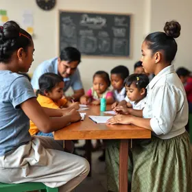 educação e assistência social