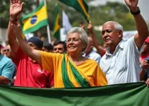manifestantes em Roraima