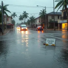 forte chuva