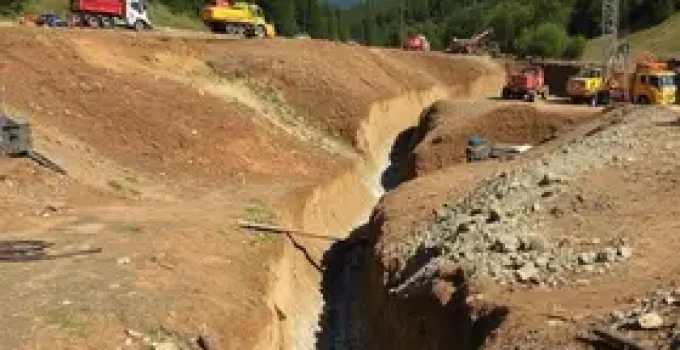 obras de drenagem no Monte Cristo