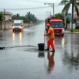 Prefeitura reforça limpeza preventiva após fortes chuvas em Boa Vista