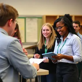 Profissionais da educação e estudantes com TEA